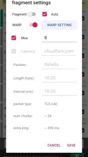 MahsaNG VPN screenshot