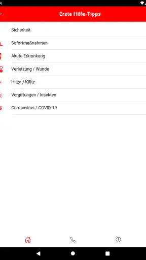 Malteser Erste-Hilfe App screenshot