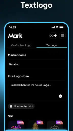 AI Logo Generator - Mark screenshot