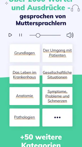 Medizin Englisch - MosaLingua screenshot