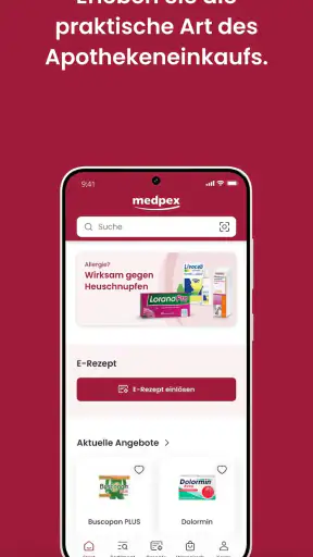 medpex Apotheken Versand App screenshot