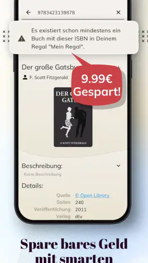 Mein Bücherregal: ISBN Scanner screenshot