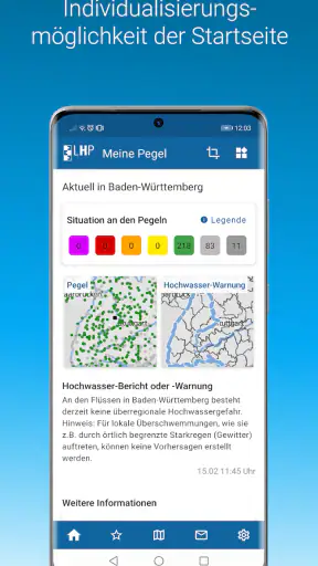 Meine Pegel screenshot