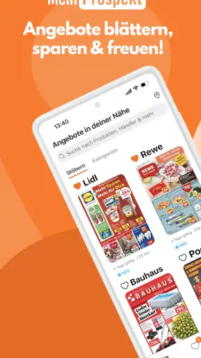 MeinProspekt mit Einkaufsliste screenshot