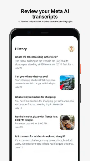 Meta AI – Assistent und Brille screenshot