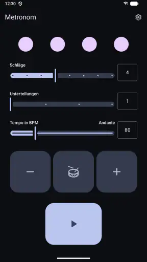 Metronom screenshot