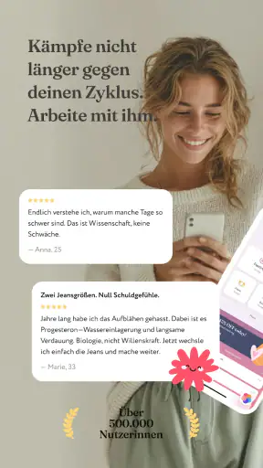 Mia: Perioden Kalender, Zyklus screenshot