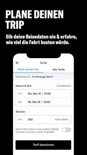 MILES Carsharing & Vansharing screenshot