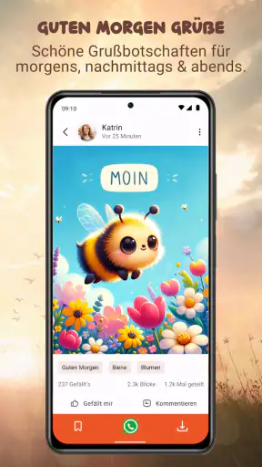 MoinMoin: Guten Morgen Sprüche screenshot