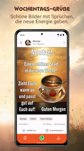 MoinMoin: Guten Morgen Sprüche screenshot