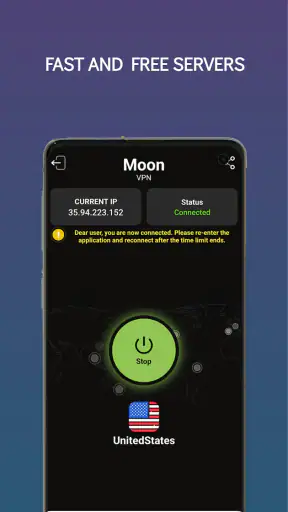 Moon VPN screenshot