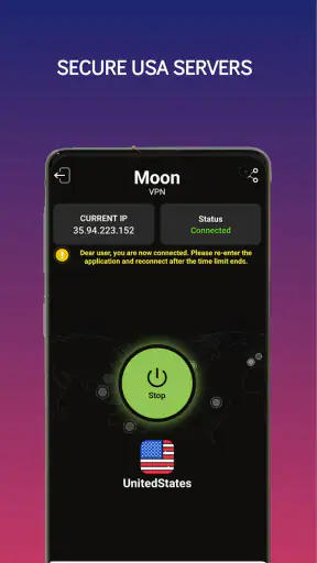 Moon VPN screenshot