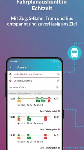 MOOVME - Bus, Bahn, Zug & mehr screenshot