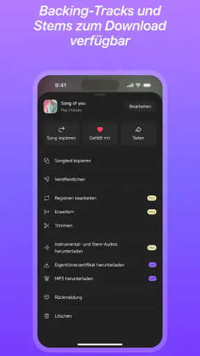 Mureka: KI‑Musiktool generiert screenshot
