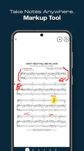 Musicnotes Sheet Music Player screenshot