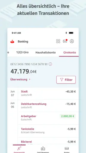 MySantander Banking screenshot