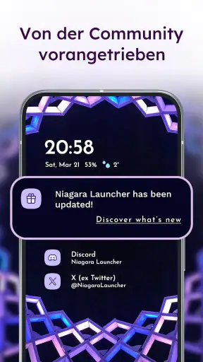 Niagara Launcher ‧ Homescreen screenshot