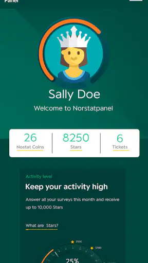 Norstatpanel screenshot