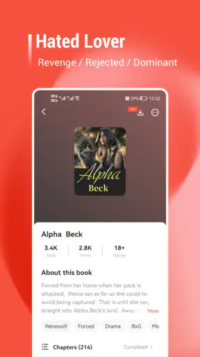 NovelNook - Romance & Werewolf screenshot