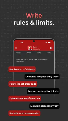 Obedience: BDSM Habit Tracker screenshot