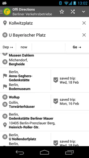 Öffi - Fahrplanauskunft screenshot
