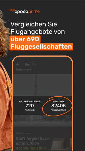 Opodo: Flüge, Hotels un Autos screenshot