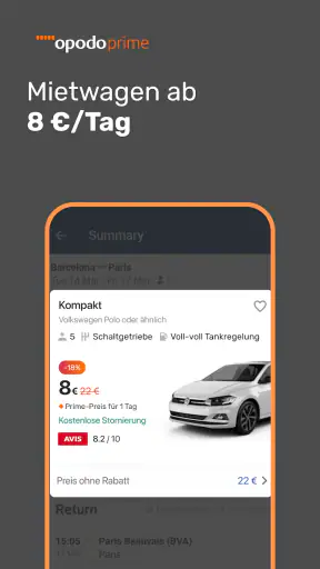 Opodo: Flüge, Hotels un Autos screenshot