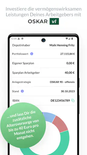 Oskar - Dein ETF Sparplan screenshot
