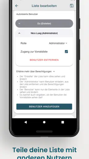 Pantrist - Einkäufe & Vorräte screenshot