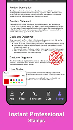 PDF Maker & Doc Scanner screenshot