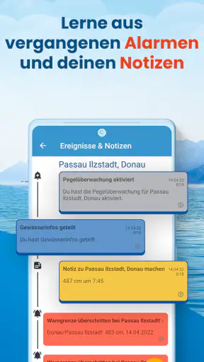 PegelAlarm Hochwasser Warnung screenshot