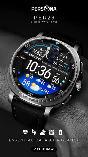 PER23 Digital Watch Face screenshot