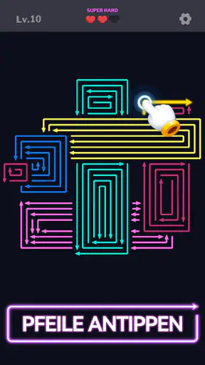 Pfeilpuzzle - Arrow Madness screenshot