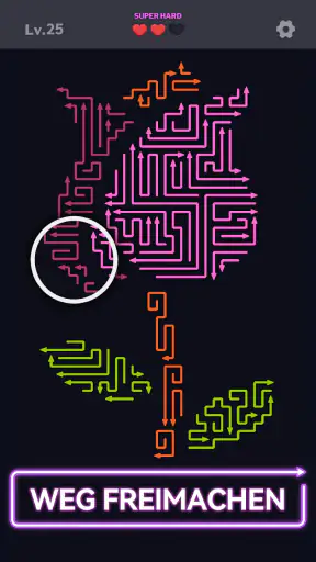 Pfeilpuzzle - Arrow Madness screenshot