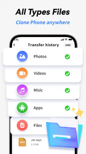 Phone Clone: Transfer Content screenshot