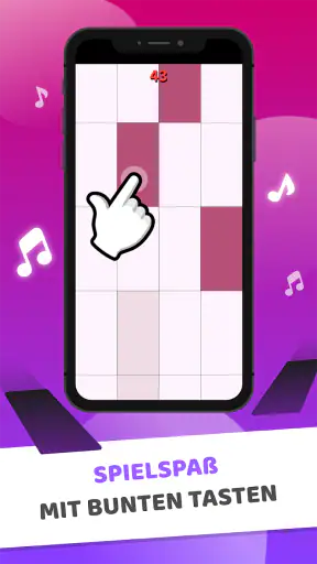 Piano Tiles Klassische Spiele screenshot