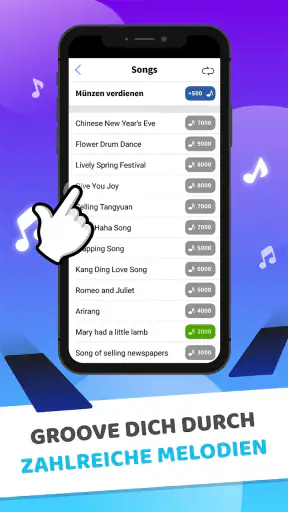 Piano Tiles Klassische Spiele screenshot
