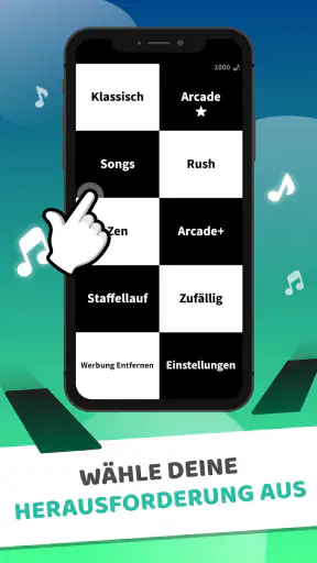 Piano Tiles Klassische Spiele screenshot