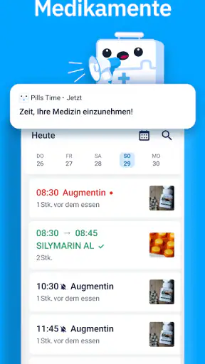 Pills Time: Medikamenten-App screenshot