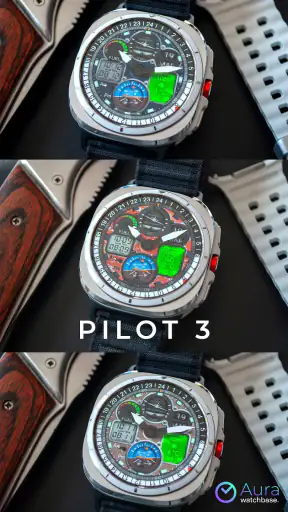 Pilot 3 Animiertes Zifferblatt screenshot