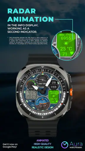 Pilot 3 Animiertes Zifferblatt screenshot