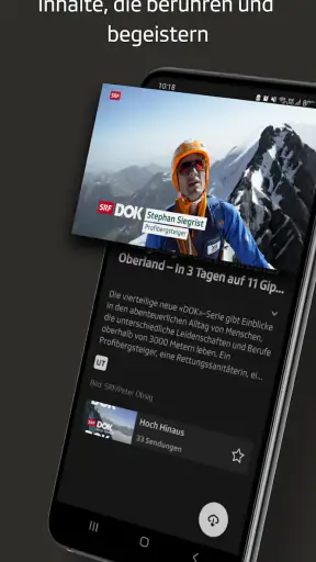 Play SRF: Streaming TV & Radio screenshot