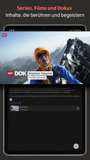 Play SRF: Streaming TV & Radio screenshot