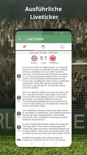 Pocket Liga - Fussball Live screenshot