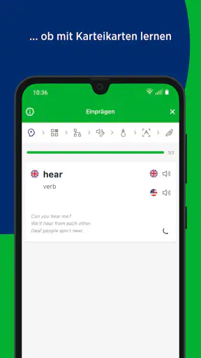 PONS Vokabeltrainer screenshot