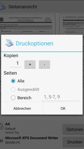 PrinterShare Premium-Schlüssel screenshot
