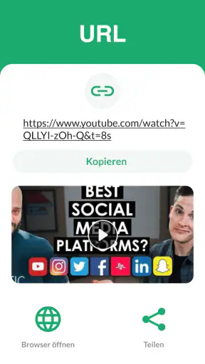 QR & Barcode Scanner (Deutsch) screenshot