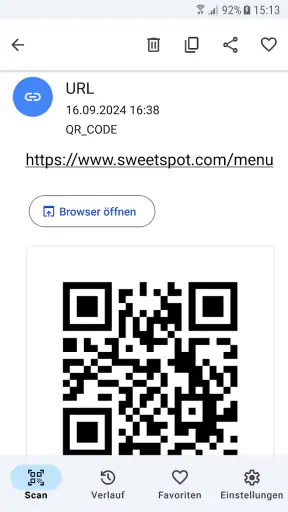 QR-Code-Scanner - werbefrei screenshot