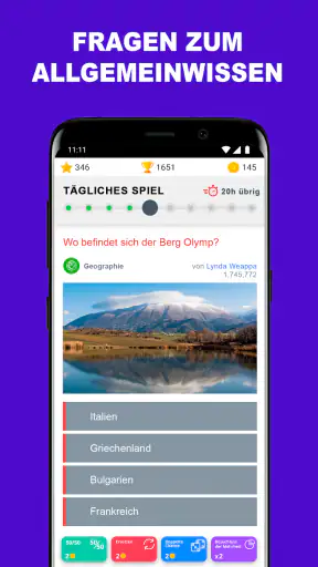 QuizzClub Allgemeinwissen Quiz screenshot