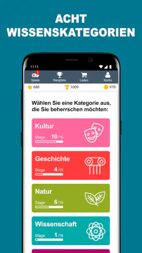 QuizzClub Allgemeinwissen Quiz screenshot